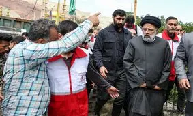 حضور سرزده رئیس جمهور در منطقه سیل زده فیروزکوه