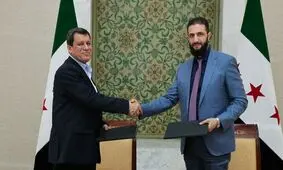 توافق الجولانی و مظلوم عبدی برای ادغام نیرو‌های کرد سوری (قسد) در دولت سوریه

