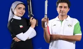 مدال برنز برای تیم میکس ایران در مسابقات تیراندازی قهرمانی آسیا