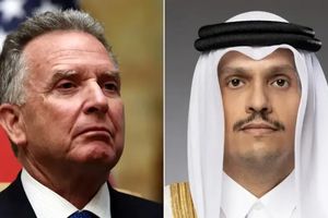 مذاکره فرستاده آمریکا و وزیر خارجه قطر برای حل بحران با اسرائیل