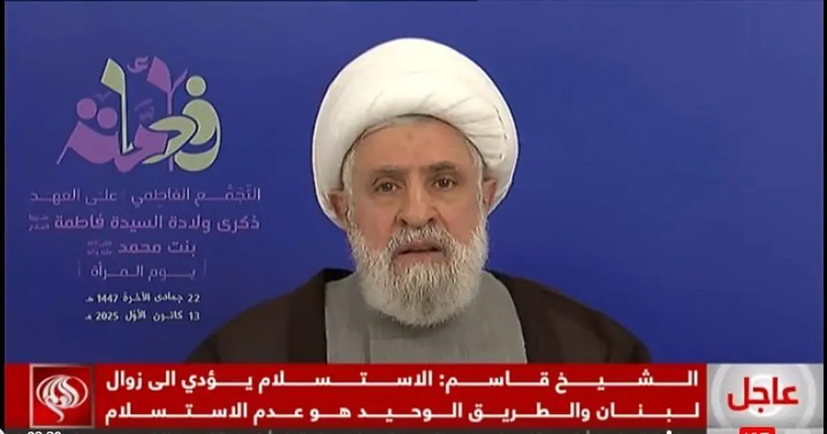 مقاومت تمام آنچه را که از آن خواسته شده، در اجرای توافق آتش‌بس و کمک به دولت لبنان، انجام داده است/  تسلیم‌شدن به نابودی لبنان منجر می‌شود