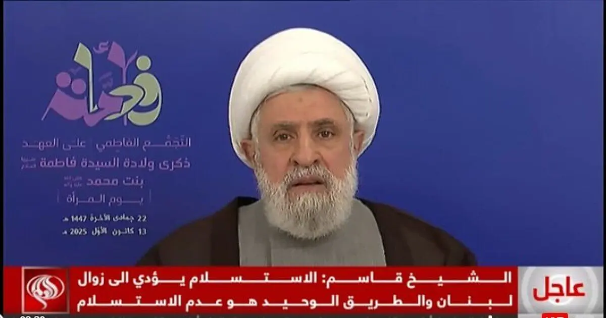 مقاومت تمام آنچه را که از آن خواسته شده، در اجرای توافق آتش‌بس و کمک به دولت لبنان، انجام داده است/  تسلیم‌شدن به نابودی لبنان منجر می‌شود