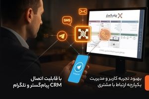 بهبود تجربه کاربر و مدیریت یکپارچه ارتباط با مشتری با قابلیت اتصال CRM پیام‌گستر و تلگرام