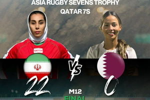 درخشش راگبی زنان ایران در آسیا/ صعود به نیمه نهایی با پیروزی مقابل ازبکستان و قطر/ ویدئو

