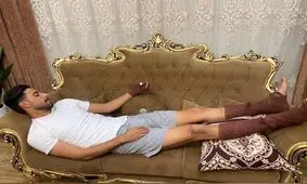 نجات‌ جان‌ دختر ۶ساله از آتش‌ توسط مهاجم داماش/ ویدئو 