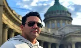 پوریا پورسرخ برای تماشای بازی رئال مادرید و بارسلونا به سانتیاگو برنابئو رفت/ ویدئو