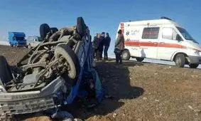 واژگونی خودروی حامل اتباع بیگانه