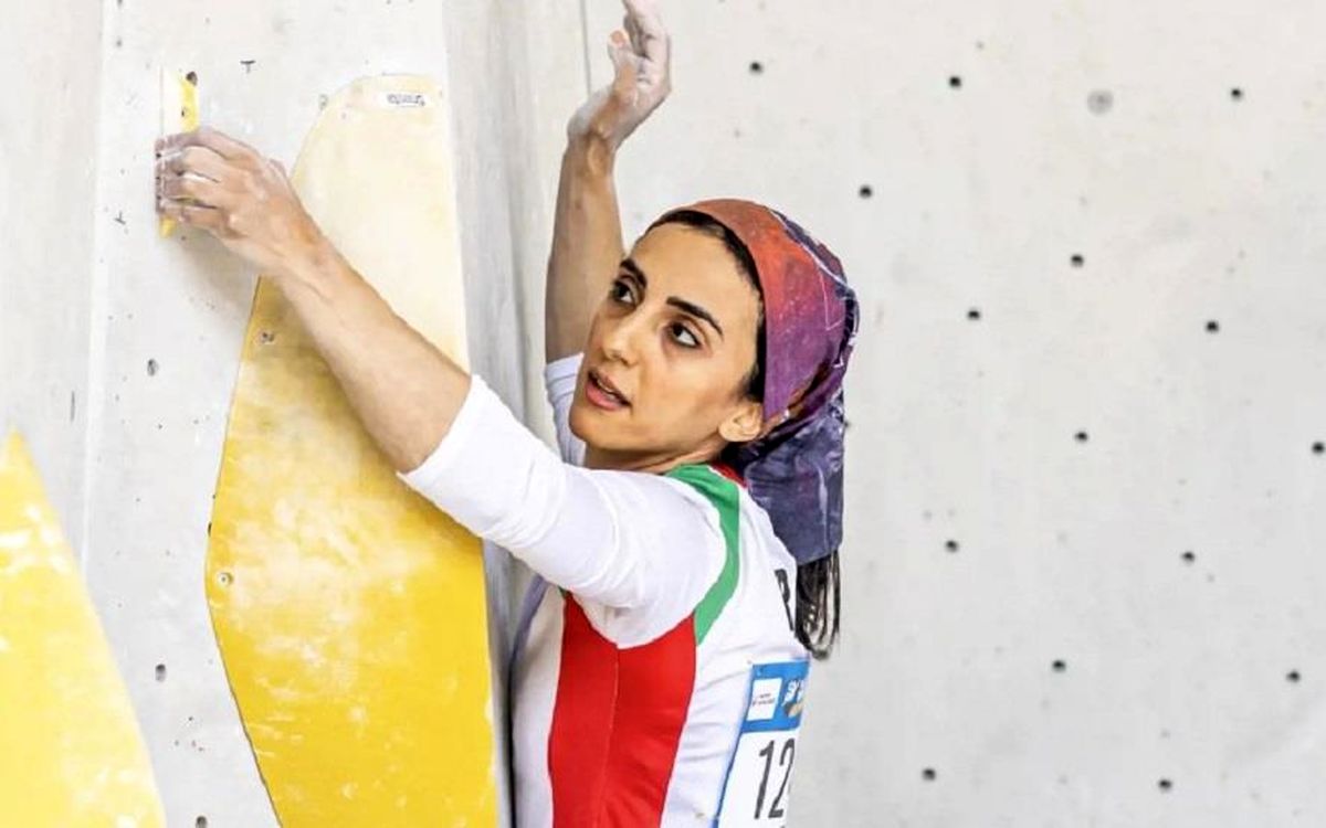 مربیگری الناز رکابی در کانادا بعد از مهاجرت/ عکسی از تمرینات او در ونکوور 