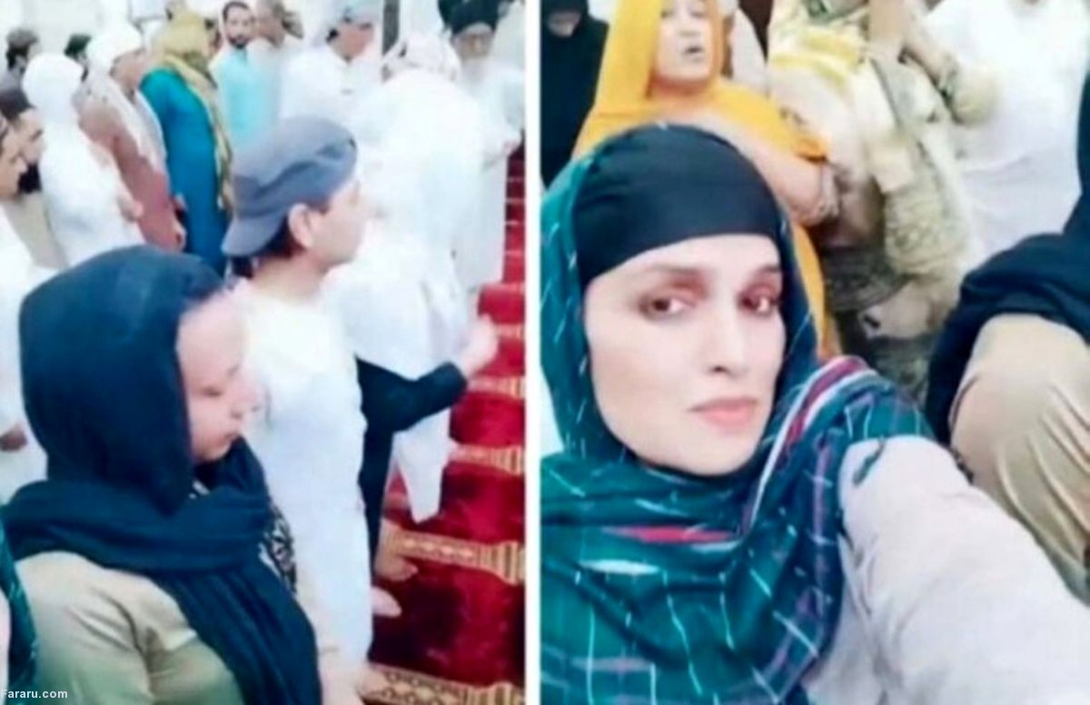 ویدئوی جنجالی از ایستادن زنان در کنار مردان در نماز جماعت/ ویدئو