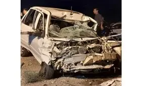 تصادف منجر به آتش وانت‌پیکان در خراسان‌ رضوی 3 کشته برجا گذاشت

