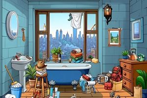 تست بینایی: آیا میتوانید قیچی را در این حمام بهم ریخته در 6 ثانیه پیدا کنید؟