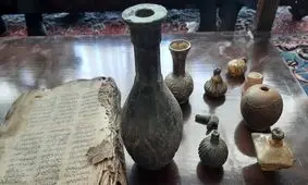 کشف عتیقه های تاریخی در یک باربری شهرری