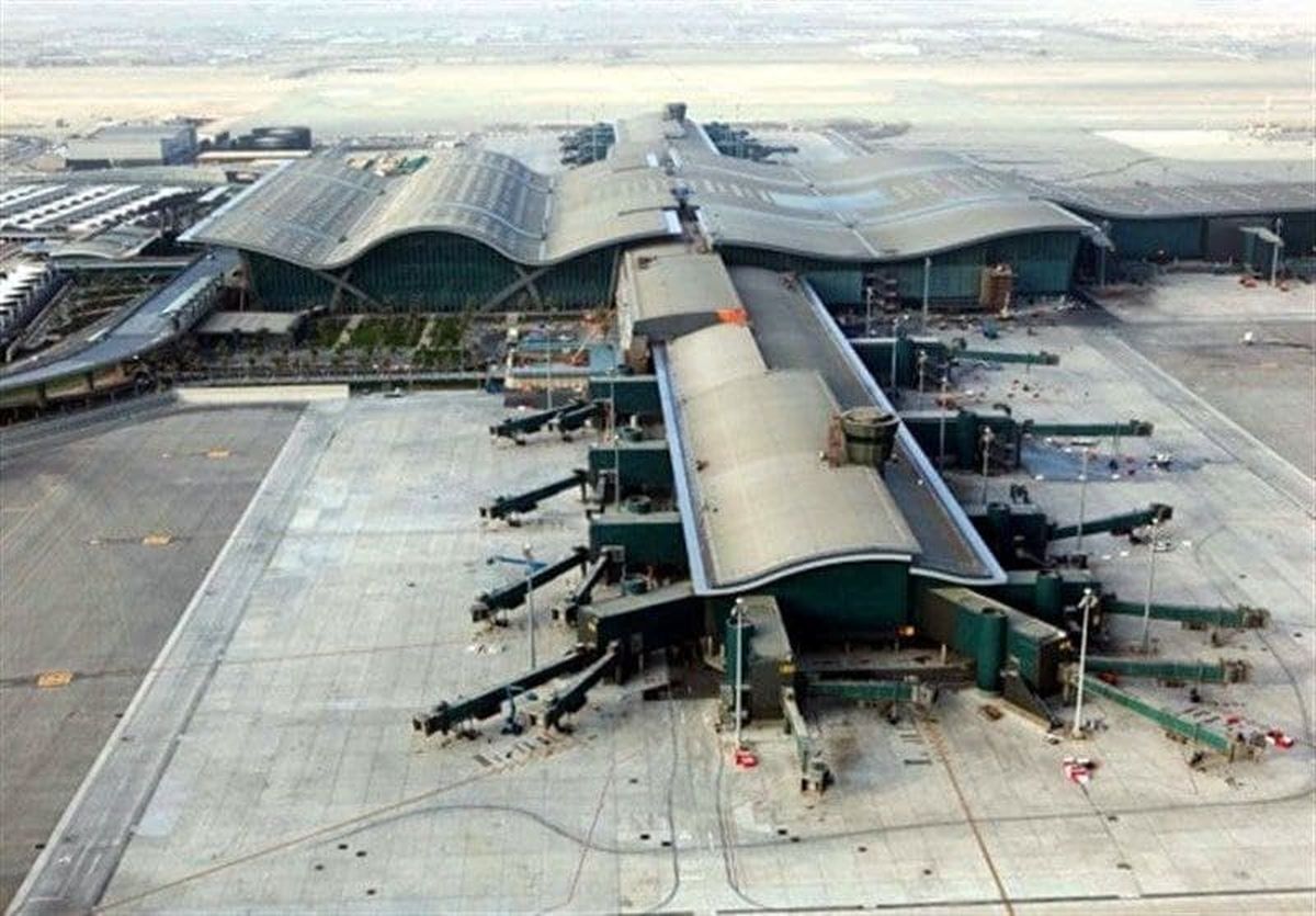 فرود هواپیمای نظامی رژیم اسرائیل در فرودگاه دوحه قطر


