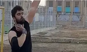 ورزشکار معلول کرمانشاهی در پرتاب وزنه رکورددار جهان شد

