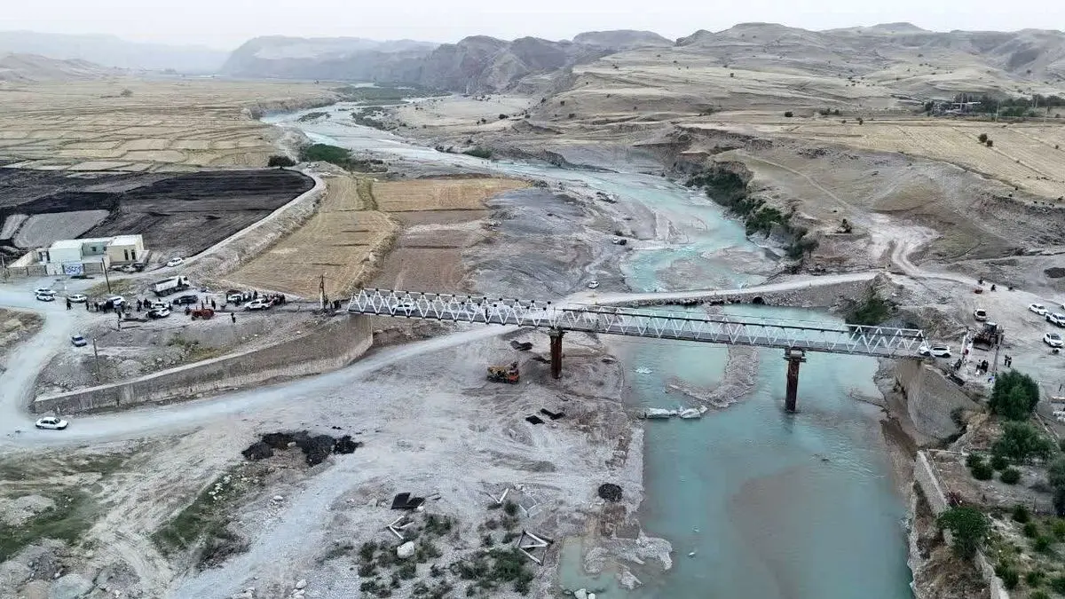 احیای جهادی پل روستای جوکنک پس از برخورد تریلر / رفع انسداد ۳۰ روستای رامهرمز در کمتر از یک ماه / افزایش ظرفیت باربری پل موقت فراتر از طراحی مهندسی

