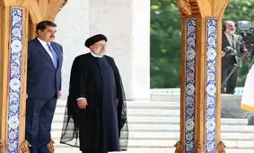 استقبال رسمی رئیسی از مادورو

