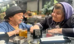 جشن تولد ساده بازیگر کوتاه قامت ایران در کنار خانواده‌اش 