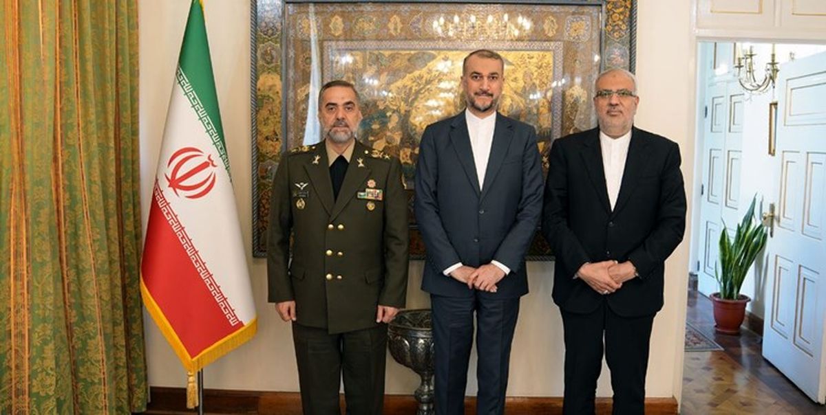 نشست مشترک امیرعبداللهیان با وزرای نفت و دفاع در وزارت امور خارجه

