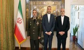 نشست مشترک امیرعبداللهیان با وزرای نفت و دفاع در وزارت امور خارجه

