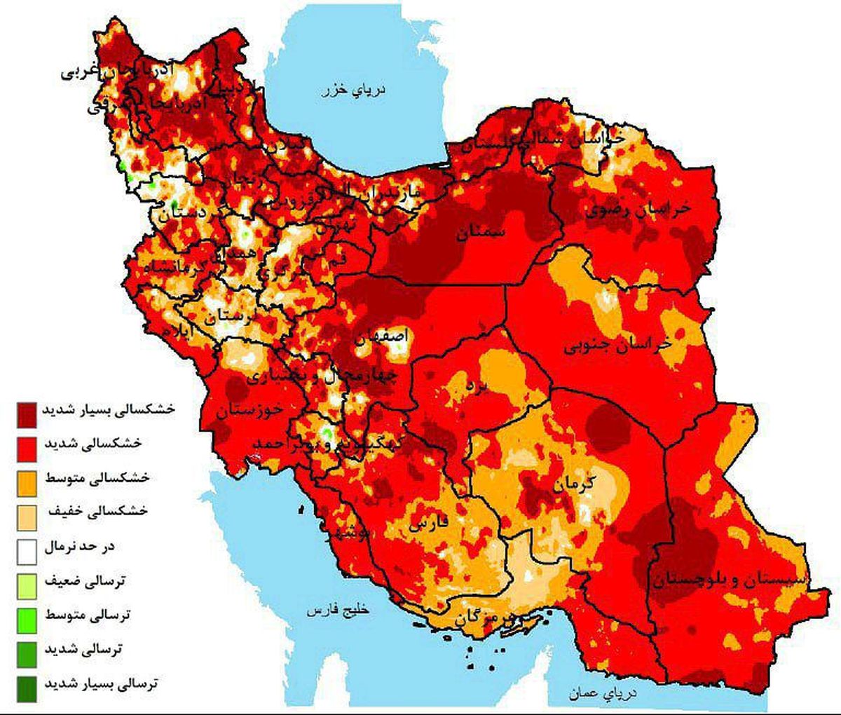 خشکسالی در کشور ۳۰ ساله شد