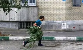 هشدار زرد رنگ فعالیت سامانه بارشی و وزش باد شدید در تهران

