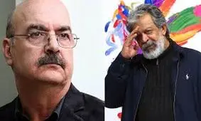 تصویری از دوستی صمیمانه ایرج طهماسب و حسن پورشیرازی