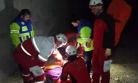 برف بازی حادثه ساز در کرمانشاه