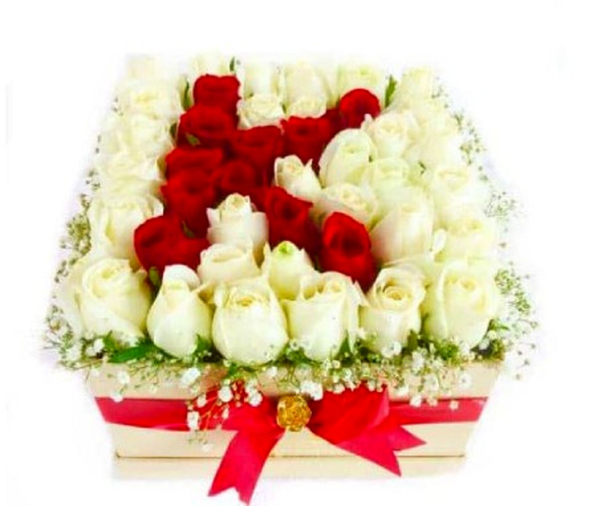 باکس گل حروف انگلیسی