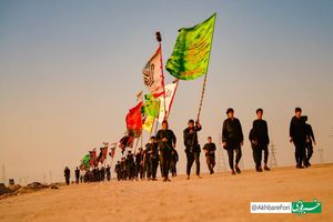 تصاویری از پیاده روی اربعین در عراق