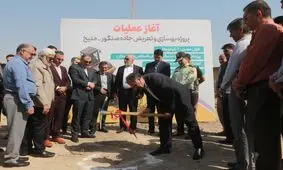 آغاز عملیات اجرایی پروژه بهسازی و تعریض مسیر معمره صنگور -منیخ در منطقه آزاد اروند 