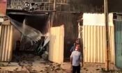 آتش‌سوزی کارخانه سبدسازی در جاده بابل به قائمشهر
