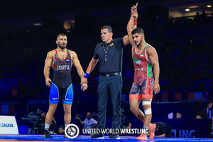 صدرنشینی ایران در پایان ۴ وزن نخست کشتی فرنگی قهرمانی جهان