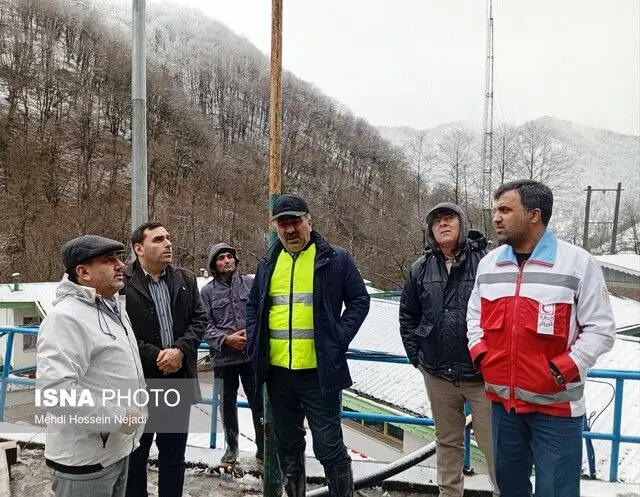 وقوع رانش بزرگ زمین و خسارت به تصفیه‌خانه بهارستان در آستارا/ آبرسانی بدون وقفه ادامه دارد
