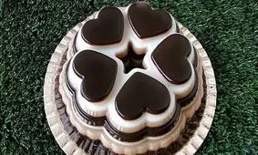 دستور تهیه دسر پاناکوتا شکلاتی دو رنگ