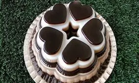 دستور تهیه دسر پاناکوتا شکلاتی دو رنگ