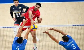 پیروزی والیبال ایران مقابل تونس/ تیم پیاتزا بالاخره کامبک زد

