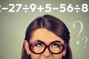 تست هوش/ سطح دانش ریاضی خود را با معادله ؟=8÷56-5+9÷27-62 آزمایش کنید