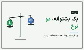 قیمت تتر و قیمت دلار؛ چرا همیشه با هم بالا و پایین نمی‌شوند؟


