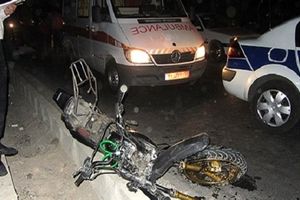 فوت راکب موتورسیکلت بر اثر واژگونی در بزرگراه امام علی