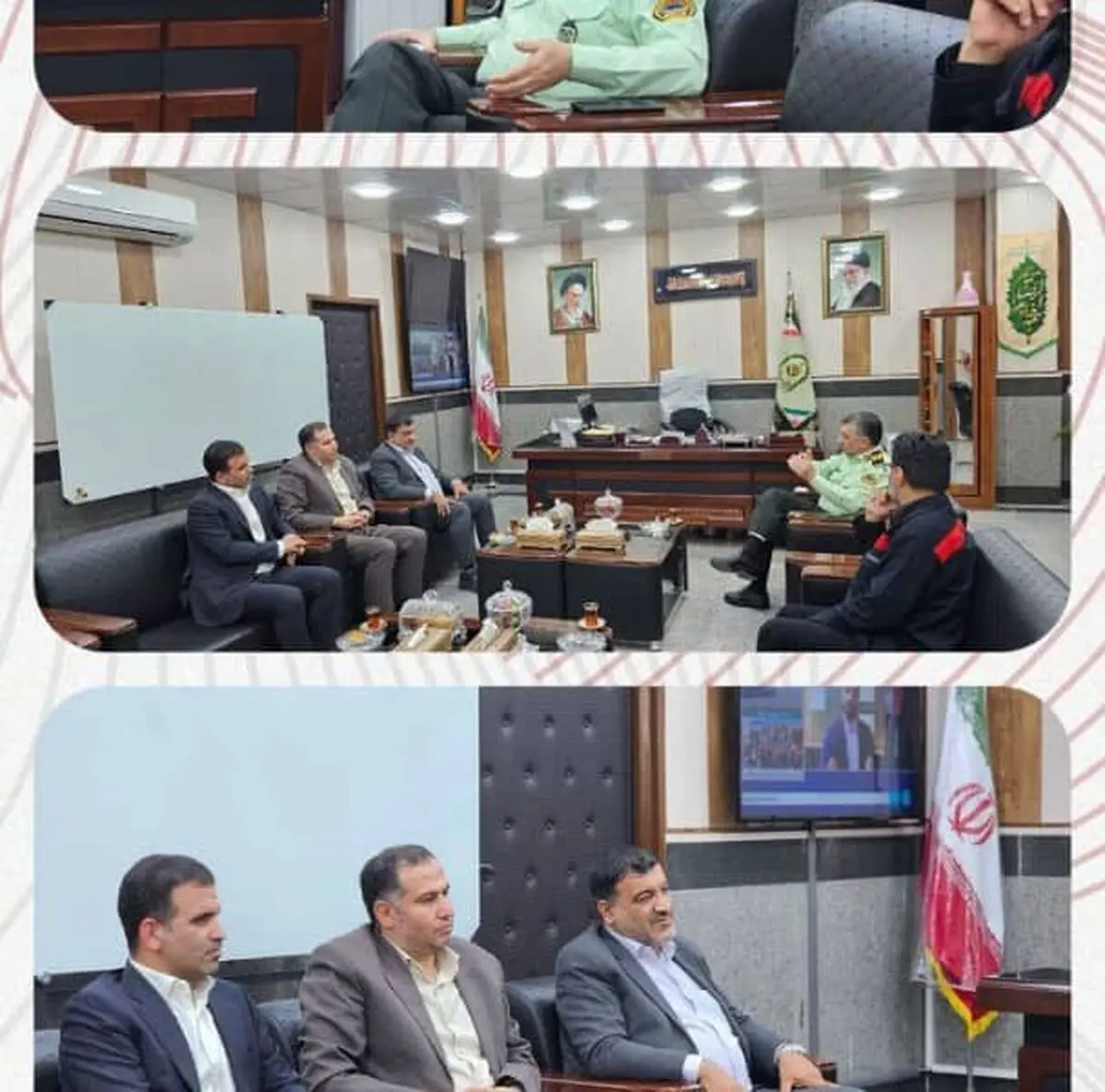 دیدار مدیر عامل شرکت فولاد اکسین خوزستان با فرمانده نیروی انتظامی استان
