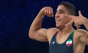 هنرنمایی رحمان عموزاد کشتی گیر کشورمان/ ویدئو