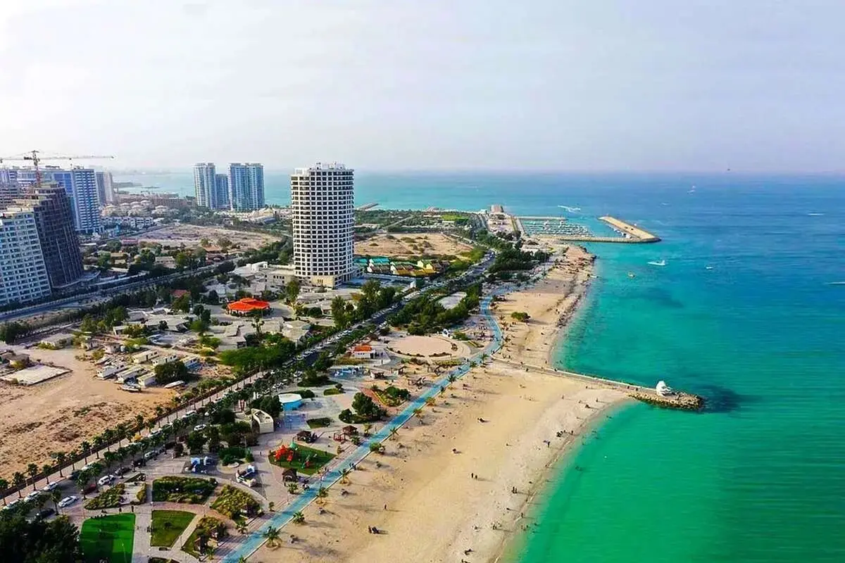 برق مناطقی از کیش قطع شد