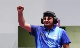 قهرمانی عفتی و دومی فروغی در جایزه بزرگ تپانچه مردان

