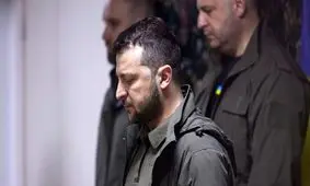 زلنسکی از یک تصادف جان سالم به در برد