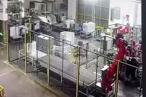 لحظه هولناک مرگ یک کارگر توسط یک ربات/ ویدئو+16