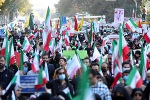 گزارش خبرگزاری فارس از راهپیمایی ۱۳ آبان‌
