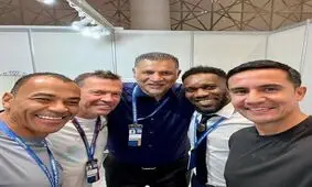 شوخی ماتئوس، کافو، کیهیل و اوکوچا با علی دایی/ ویدئو