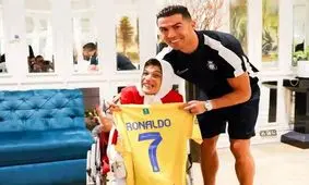 واکنش فاطمه حمامی به جنجال بغل شدنش توسط رونالدو در تهران

