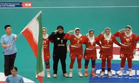  سلام نظامی دختران هندبالیست ایران قبل از دیدار با چین/ ویدئو