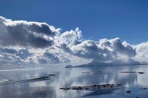افزایش تراز ۲۶ سانتی متری دریاچه ارومیه